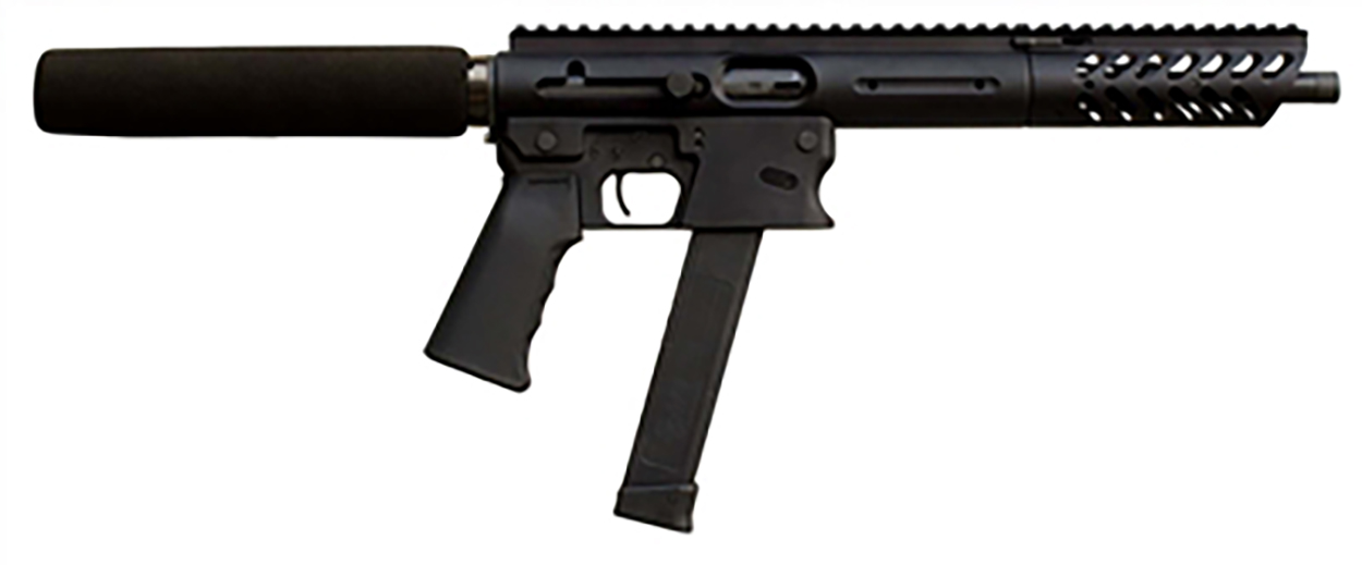 TNW ASR 10MM PISTOL WITH RIFLE CONVERSION BLACK