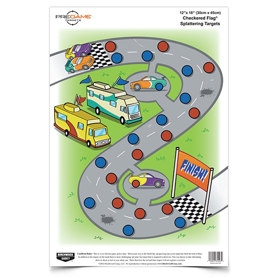 BC PREGAME CHECKERED FLAG 12X18" TGT 8PK (6)