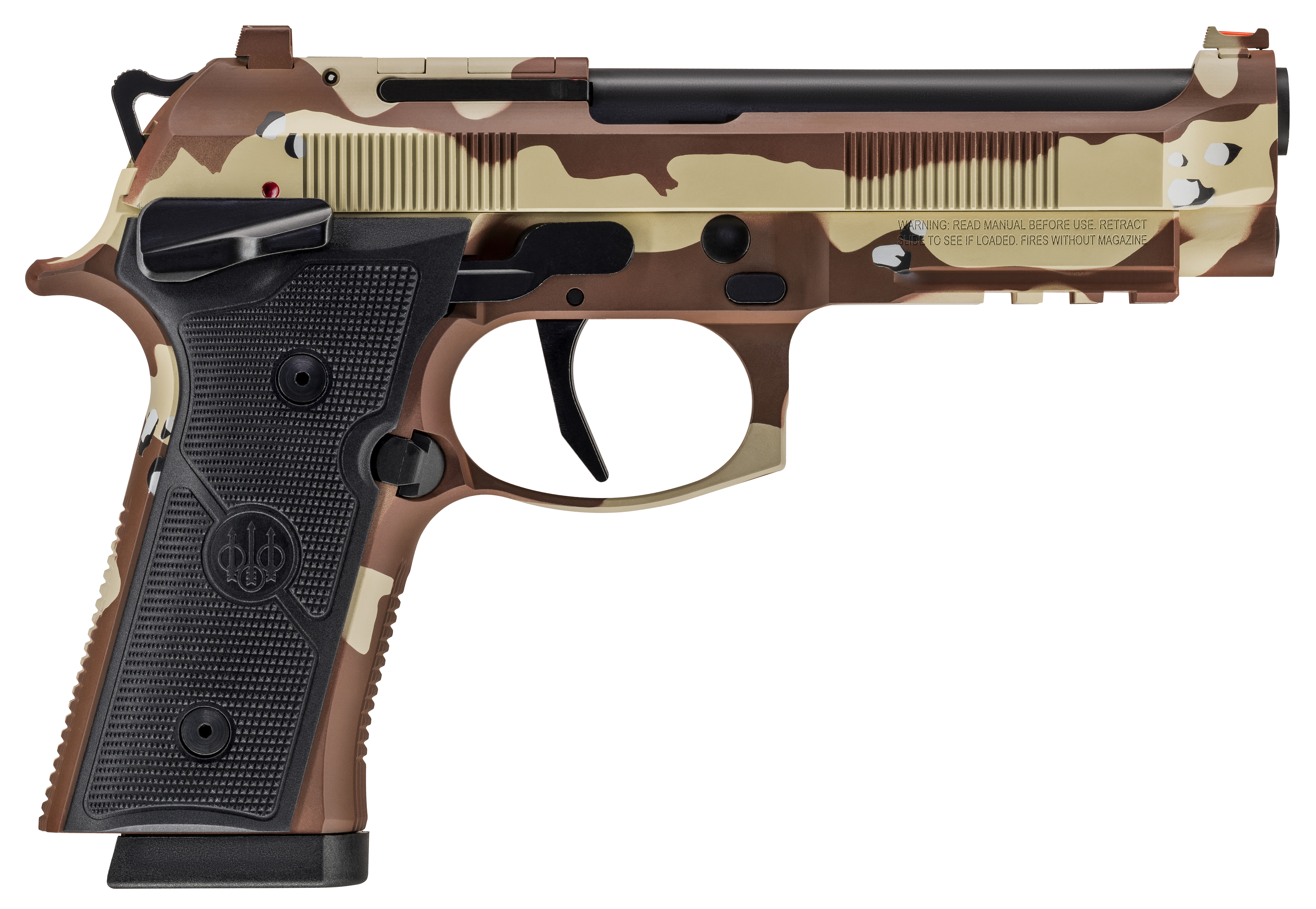 BER 92XI AMERICAN COMBAT 9MM 4.7" 10RD CHOCOLATE