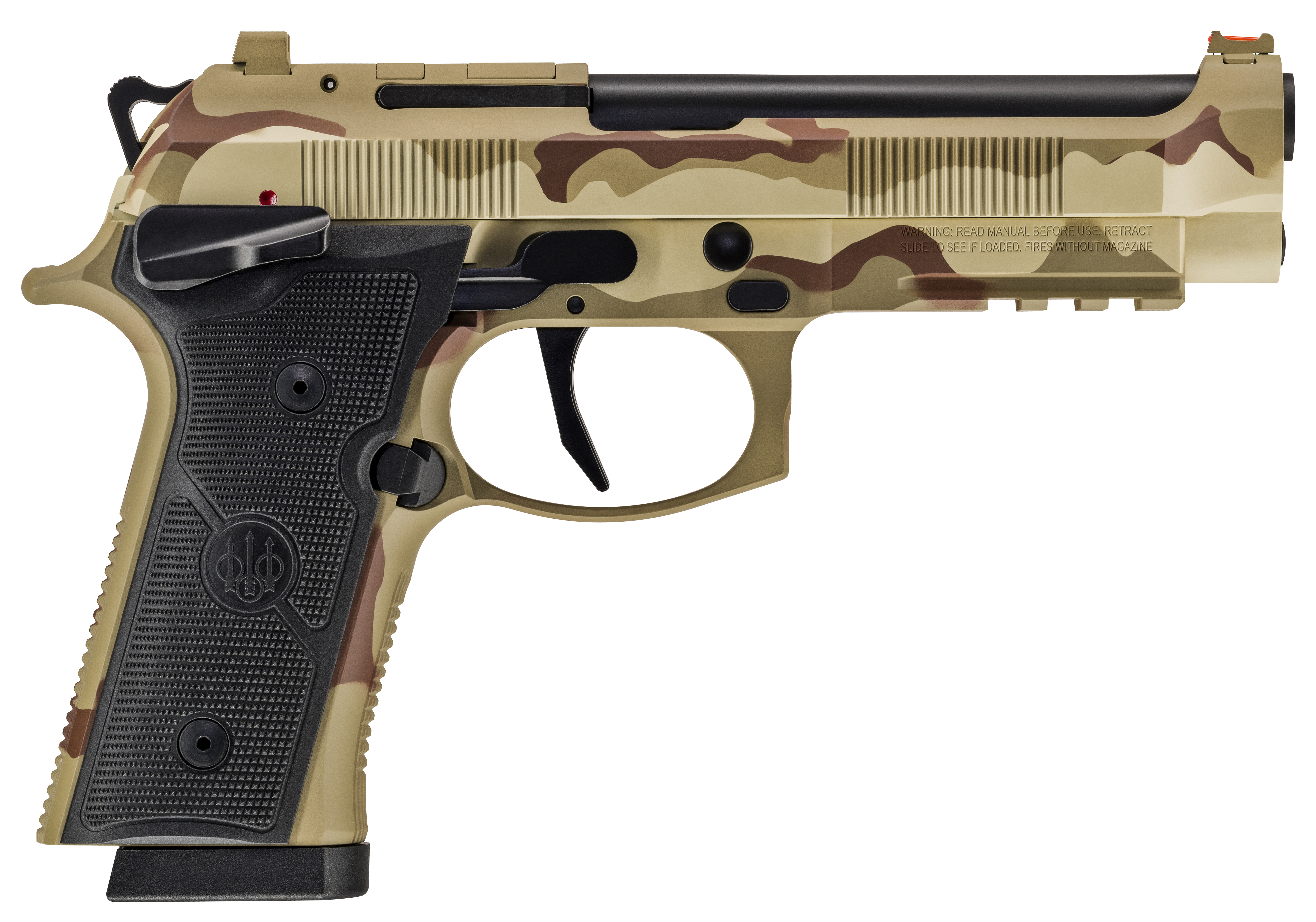 BER 92XI AMERICAN COMBAT 9MM 4.7" 10RD DCU CAMO