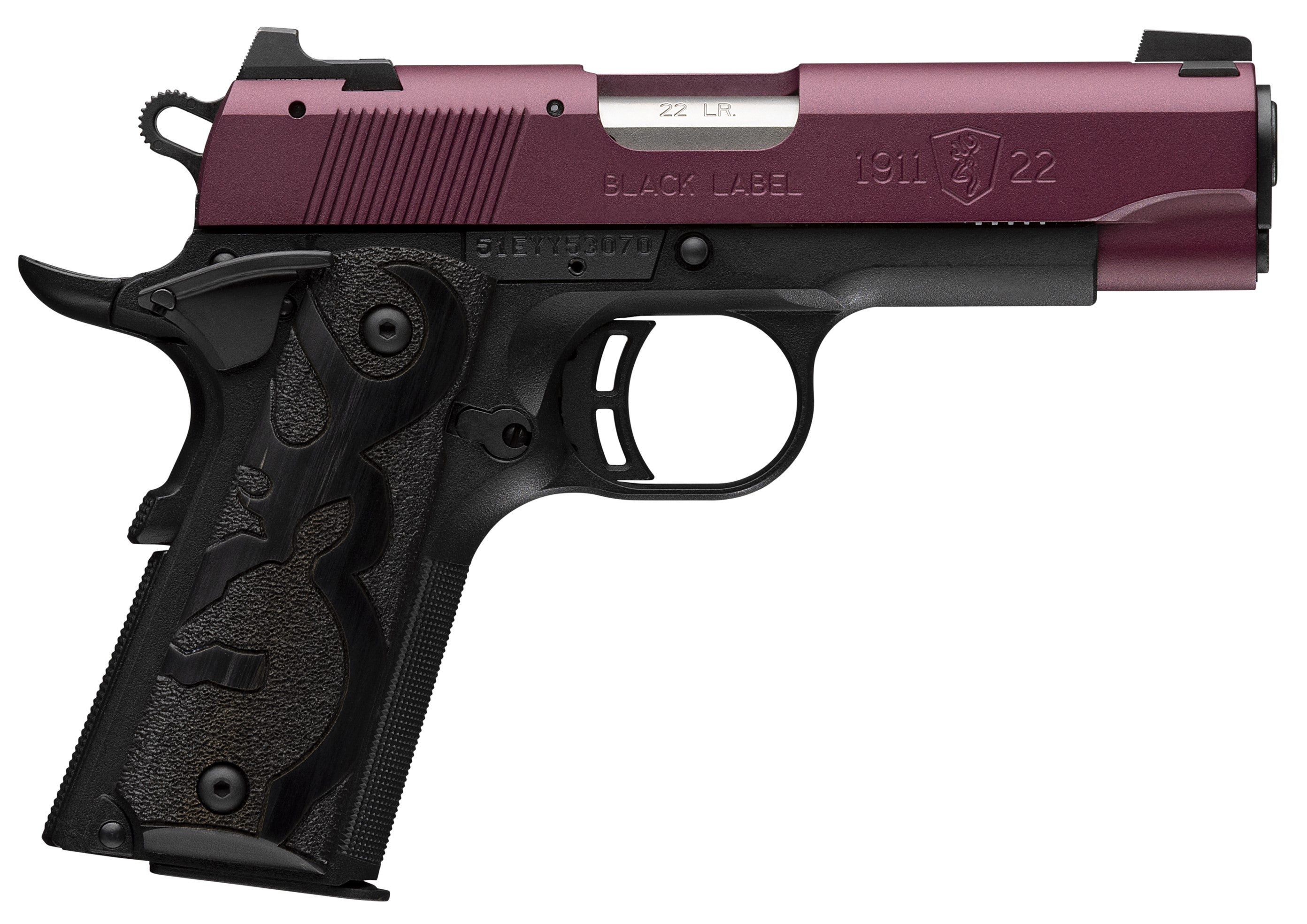 BRO 1911-22 BLACK LABEL COMP BLK CHERRY 22LR