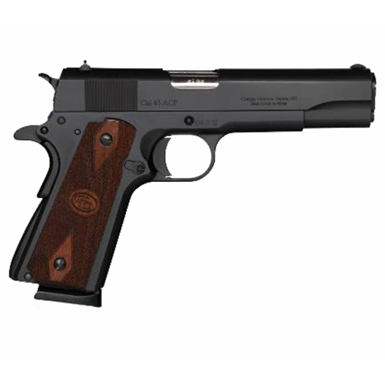 CDLY 1911 45ACP 5" BLK WALNUT DIAMOND GRIPS