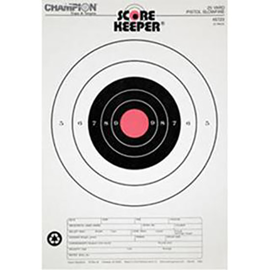 CHAMP TARGET 25YD PISTOL SLOWFIRE (12)