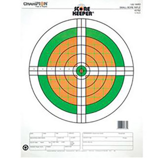 CHAMP TARGET 100YD RIFLE SMALLBORE FLOURESCENT