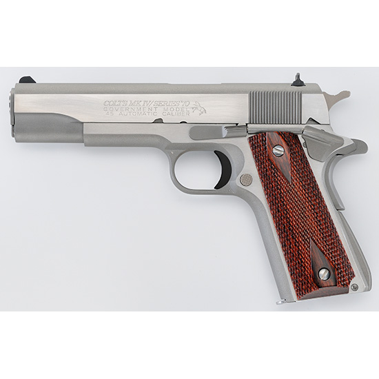 CLT GOVERNMENT 45ACP 5" BRUSHED SS SERIES 70