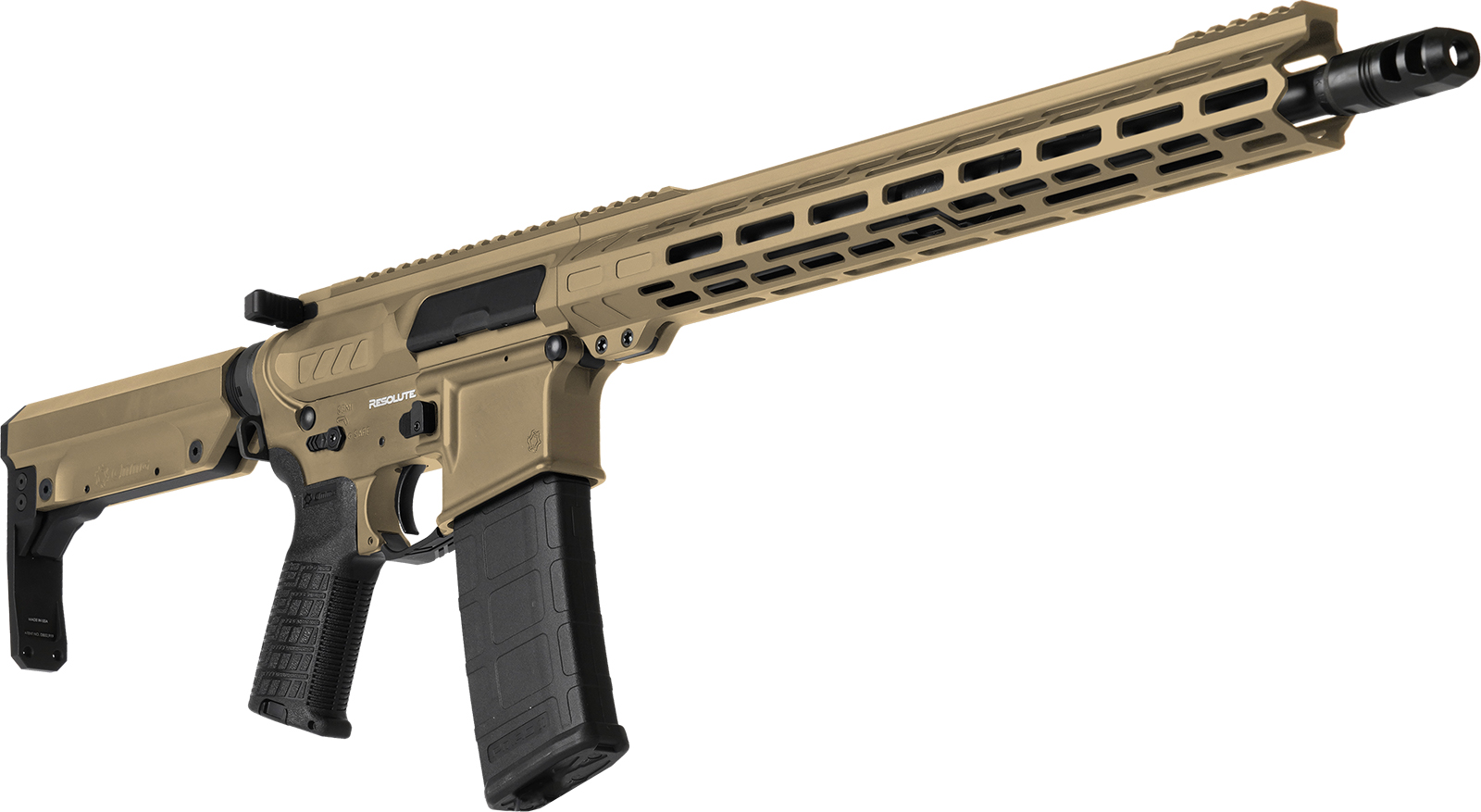 CMMG RESOLUTE MK4 300BLK 16.1" COYOTE TAN