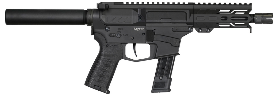 CMMG BANSHEE MK4 9MM 8" ARMOR BLACK