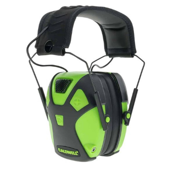 CALDWELL PASSIVE EARMUFF YOUTH NEON GREEN