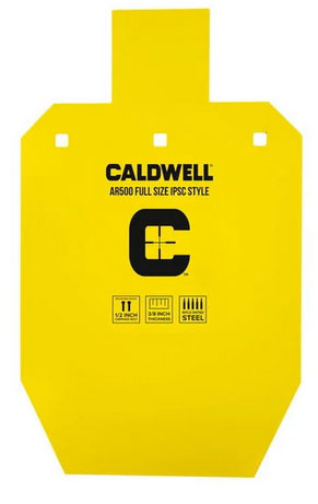 CALDWELL AR500 33% IPSC STEEL TARGET