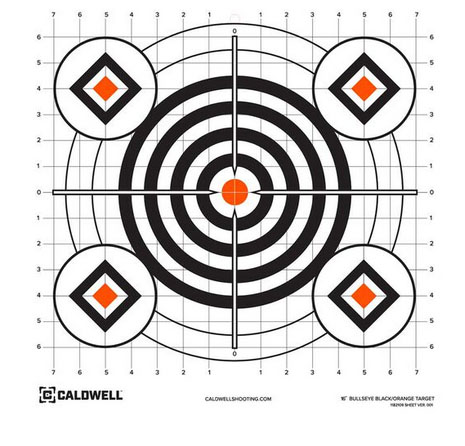 CALDWELL PAPER TARGET 16" BULLSEYE 10PK