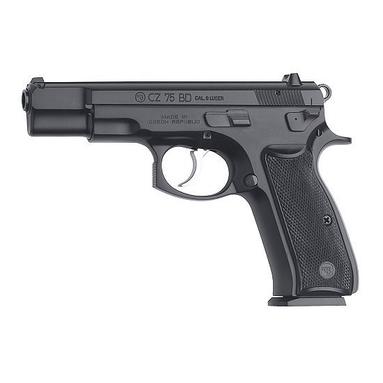 CZ 75 BD 9MM BLK 4.6" 10RD