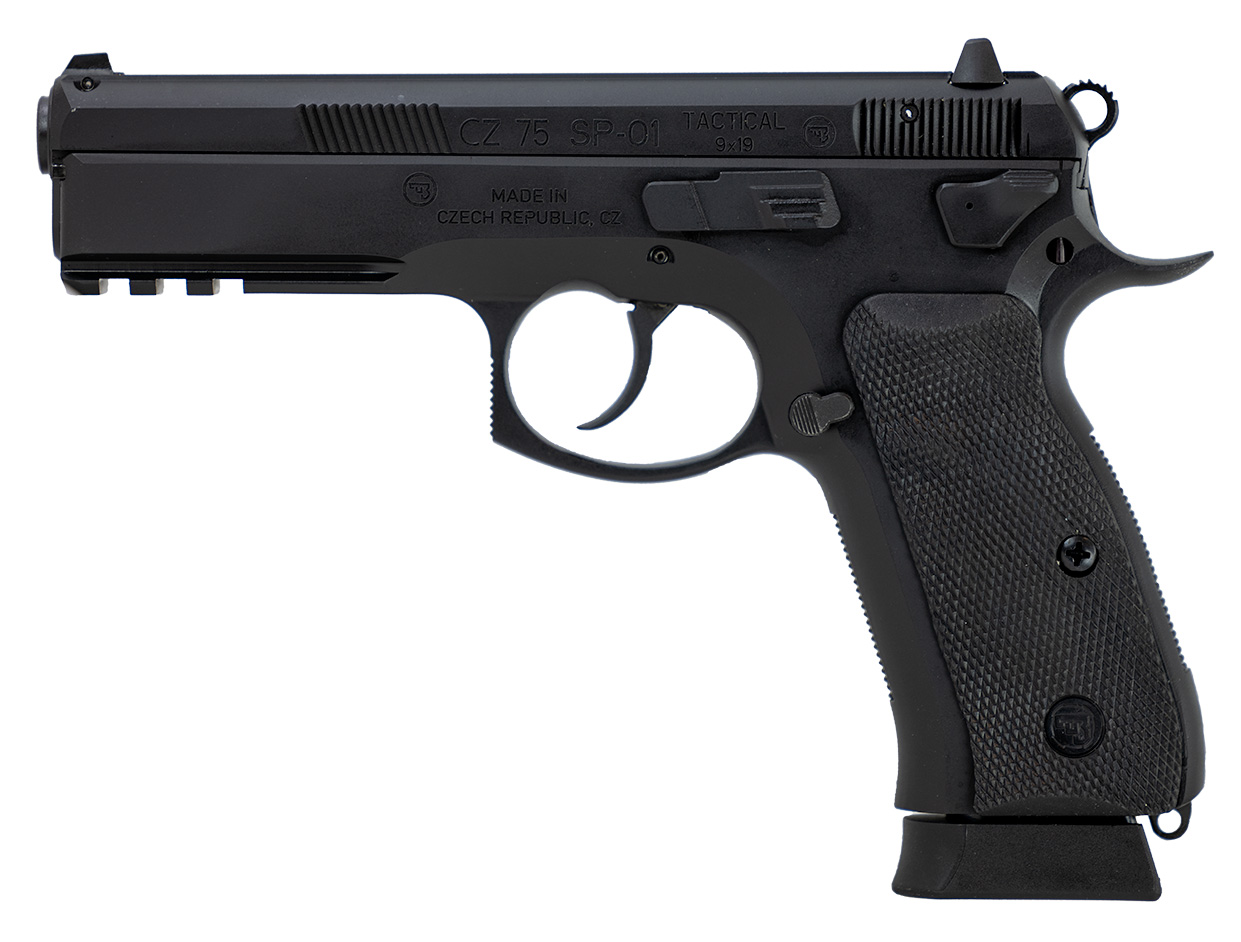 CZ 75 SP-01 TACTICAL 9MM AMBI DECOCKER 19RD