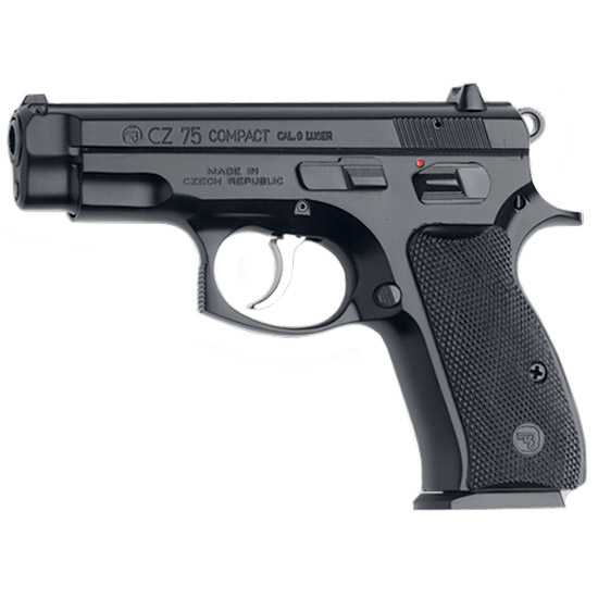 CZ 75 COMPACT 9MM 3.75" BLK 2 14RD
