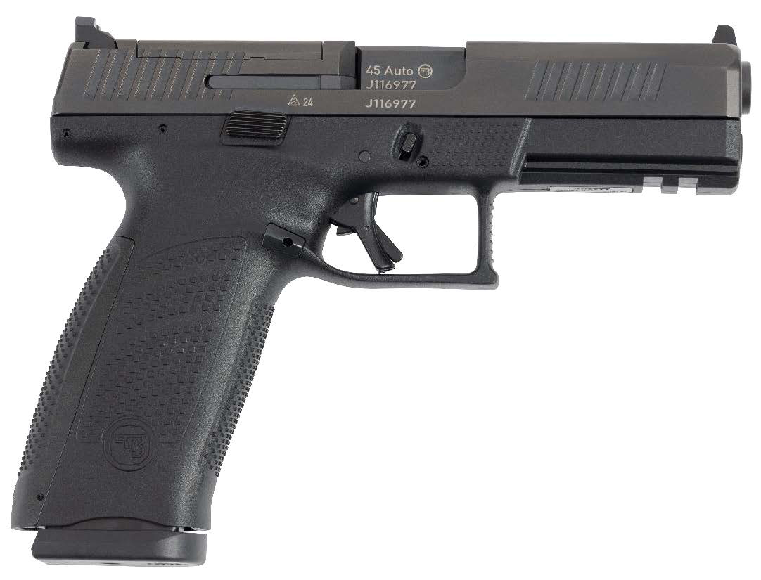 CZ P-10 F 45ACP 4.5" BLK FS OPTICS READY 13RD