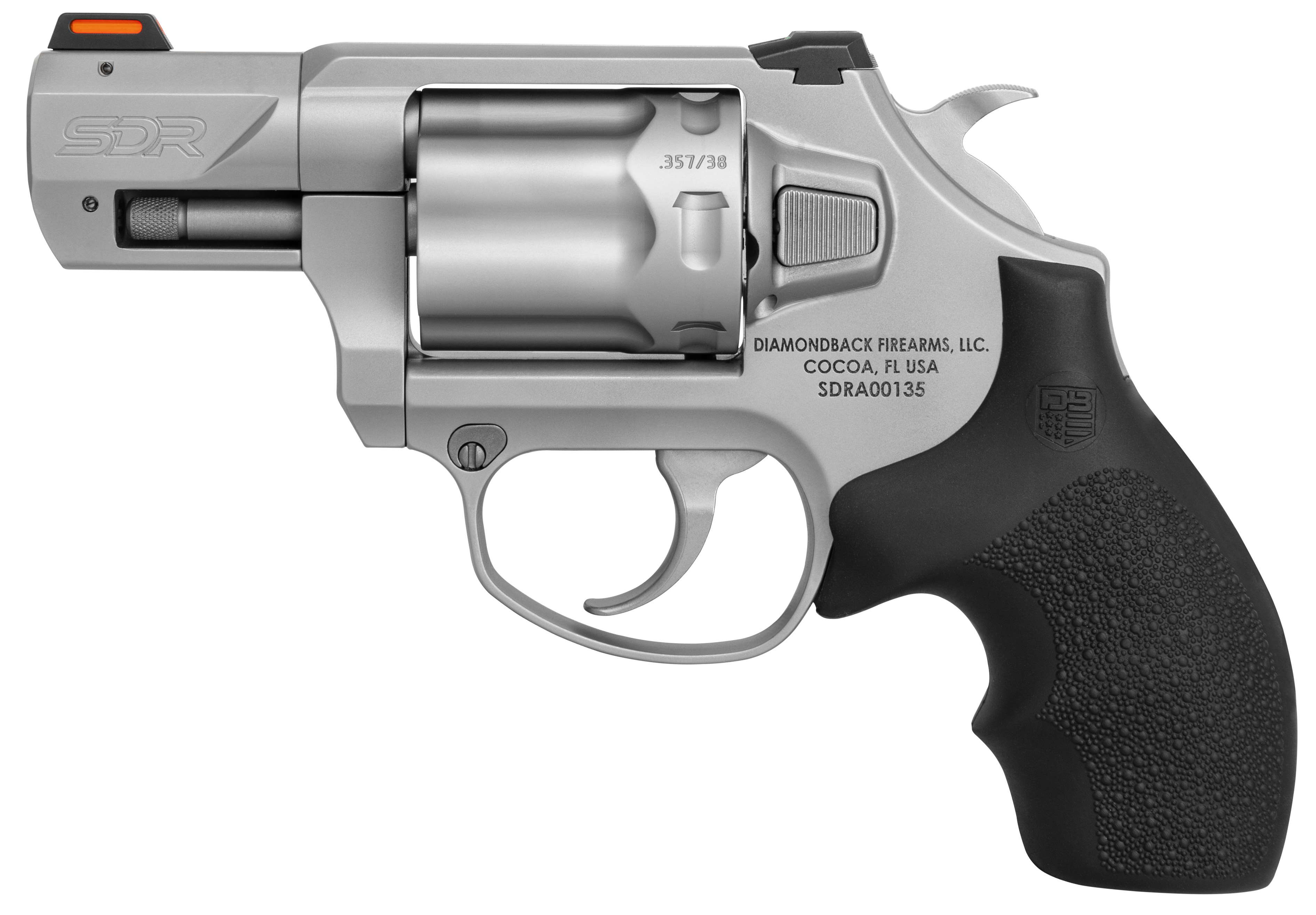 DBF SDR 357MAG REVOLVER 2" STAINLESS BEAD 6RD