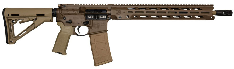 DBF DB15 5.56 16" BROWN FDE MAGPUL CTR 30RD