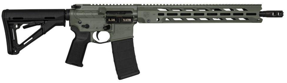 DBF DB15 5.56 16" JUNGLE GREEN BLK MAGPUL CTR 30R