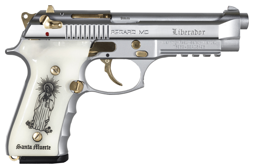 EAA GIRSAN REGARD MC 9MM LIBERADOR 4.9" GOLD SKUL