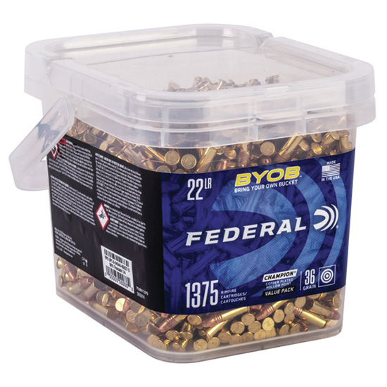 FED 22LR BYOB BUCKET 1375RD 36GR CPHP 1375/2