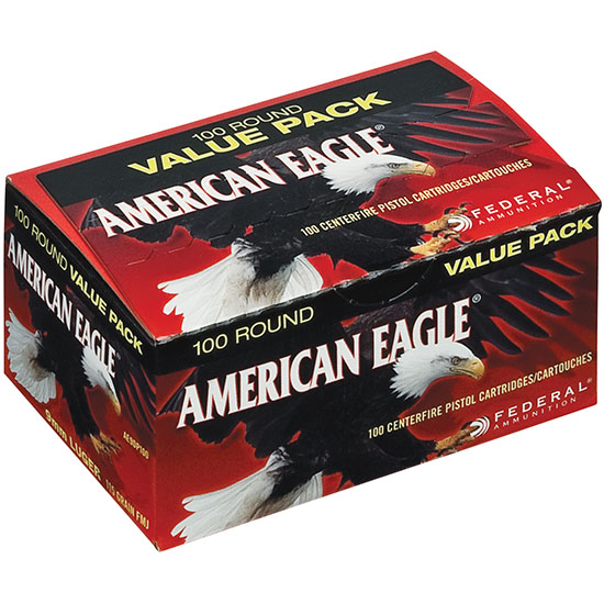 FED AMERICAN EAGLE 40SW 180GR FMJ 100/5