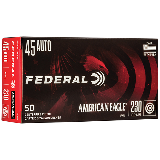 FED AMERICAN EAGLE 45ACP 230GR FMJ 50/20