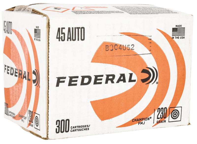 FED CHAMPION 45ACP 230GR FMJ LOOSE PACK 300/1