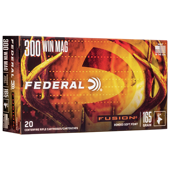 FED FUSION 300WIN 165GR SP 20/10