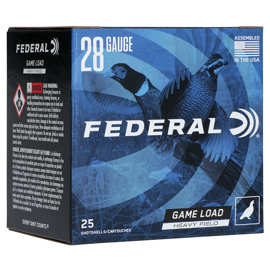 FED GAME-SHOK FIELD 28GA 2.75" 1OZ #5 25/10