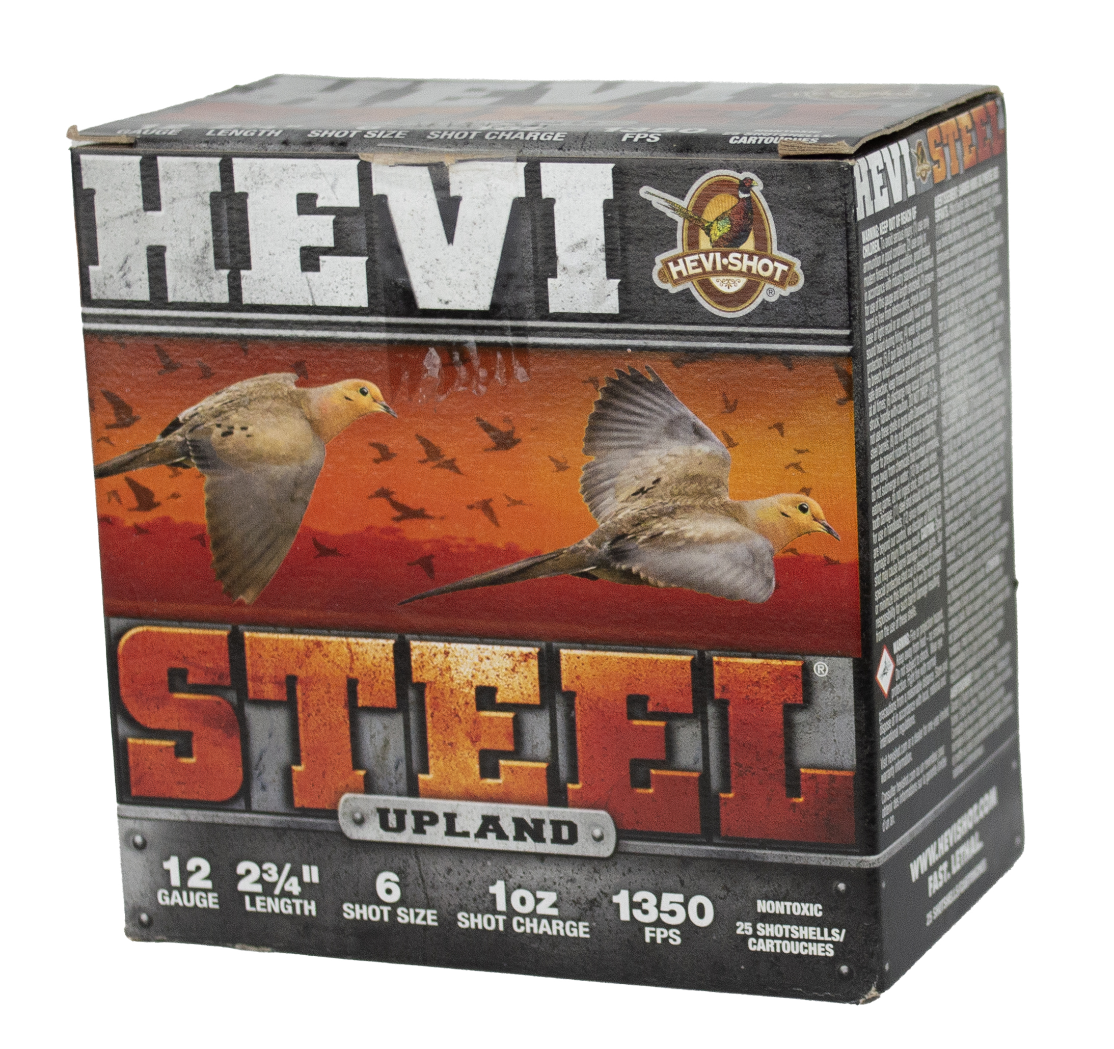 FED HEVI STEEL UPLAND 12GA 2.75" 1OZ #6 25/10