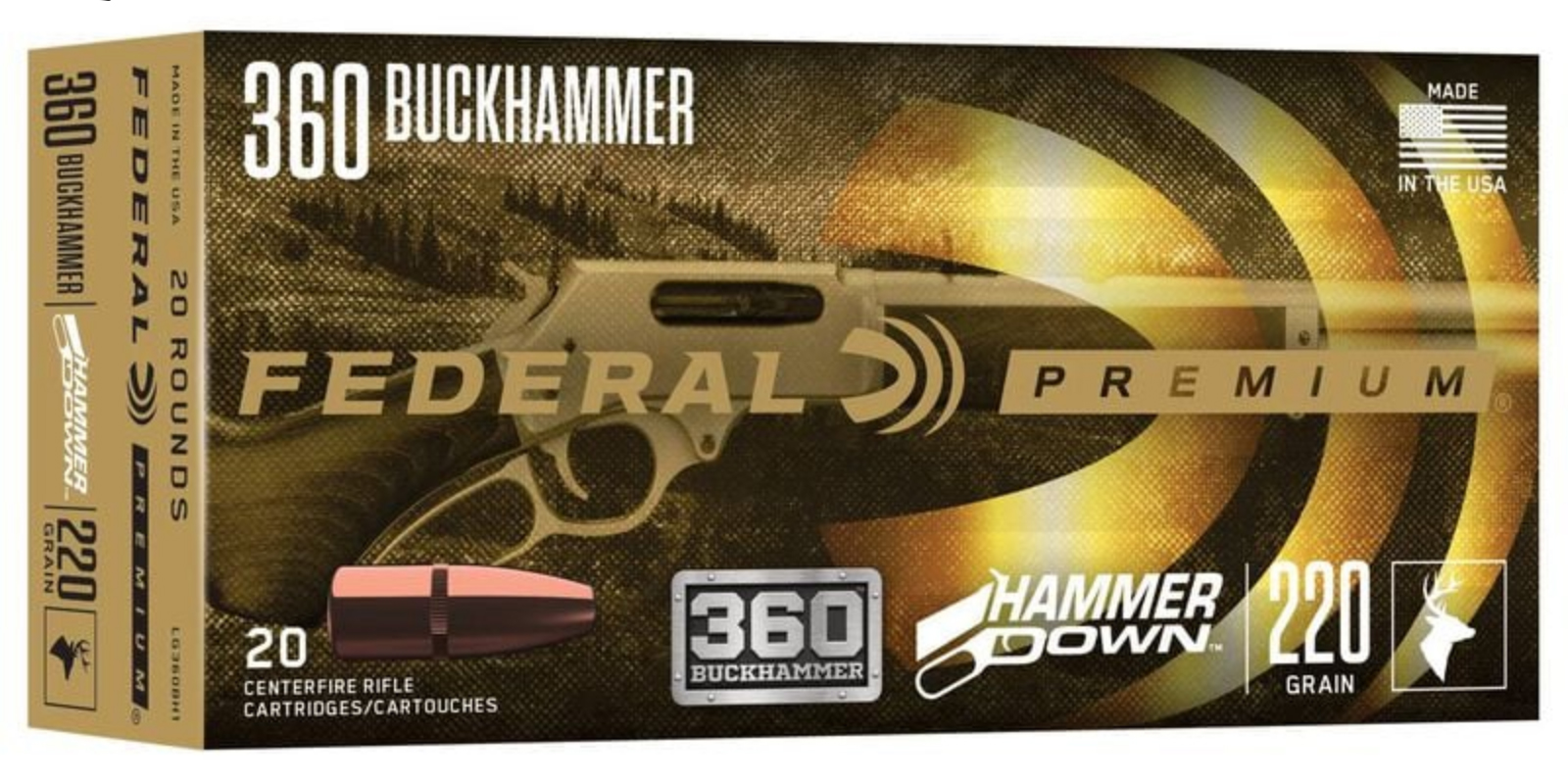 FED HAMMER DOWN 360BUCK 220GR 20/10