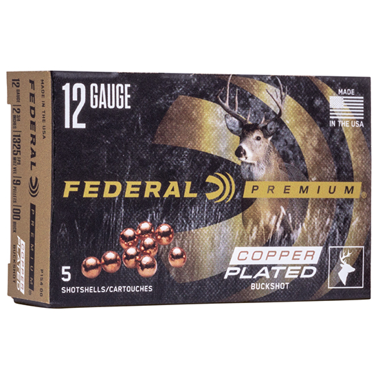 FED VITAL-SHOK BUCKSHOT 12GA 2.75" 9P #00 5/50