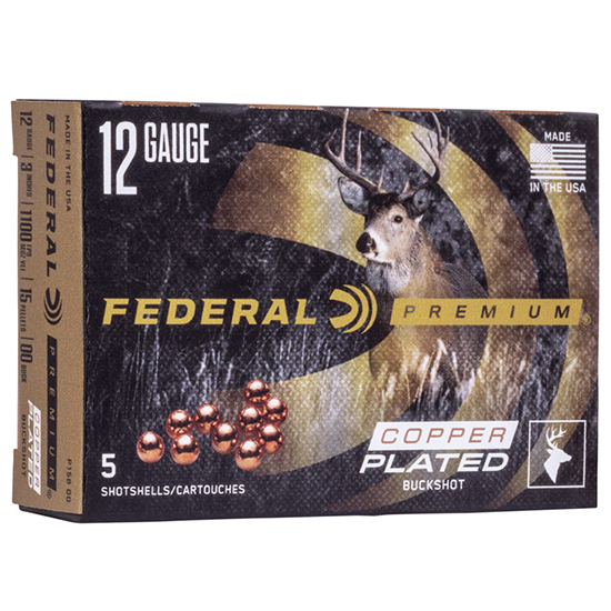 FED VITAL-SHOK BUCKSHOT 12GA 3" 15P #00 5/50