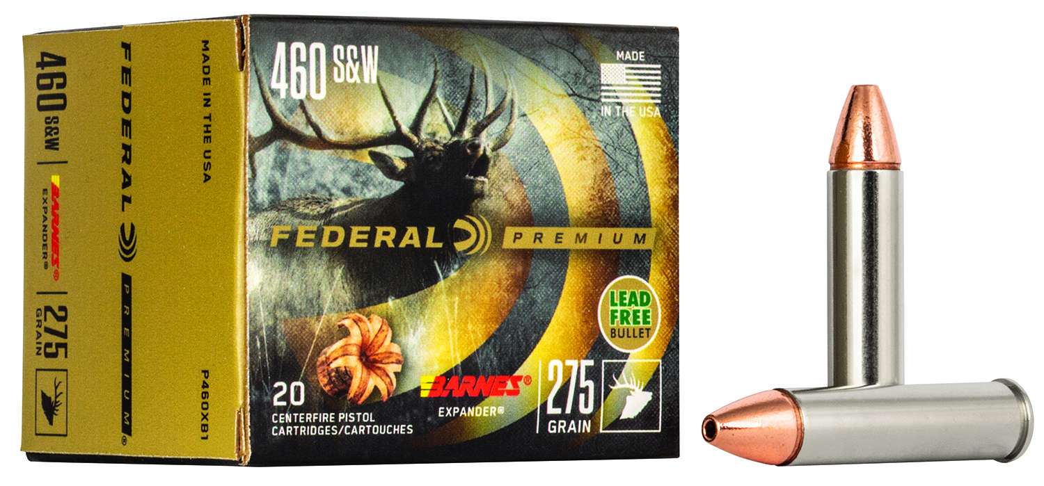 FED PREMIUM 460SW 275GR BARNES X EXPANDER  20/10