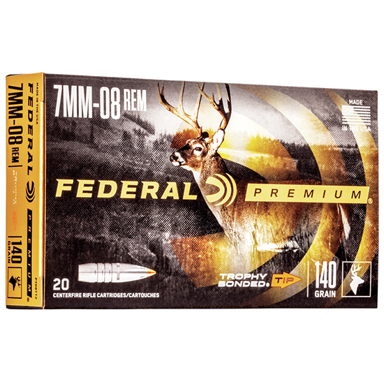 FED 7MM-08 140GR TROPHY BONDED TIP VITAL SHOCK