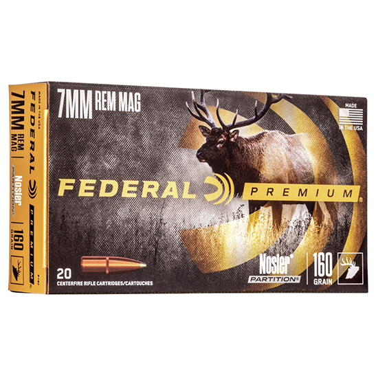 FED VITAL-SHOK 7MMREM 160GR PARTITION 20/10