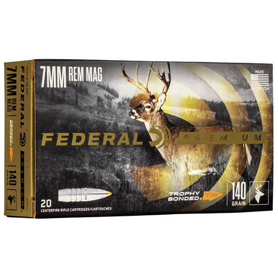 FED 7MMREM 140GR TROPHY BONDED VITAL SHOK