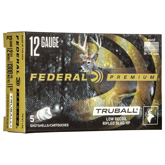 FED VITAL-SHOK TRUBALL 12GA 2.75" 1OZ SLUG 5/50