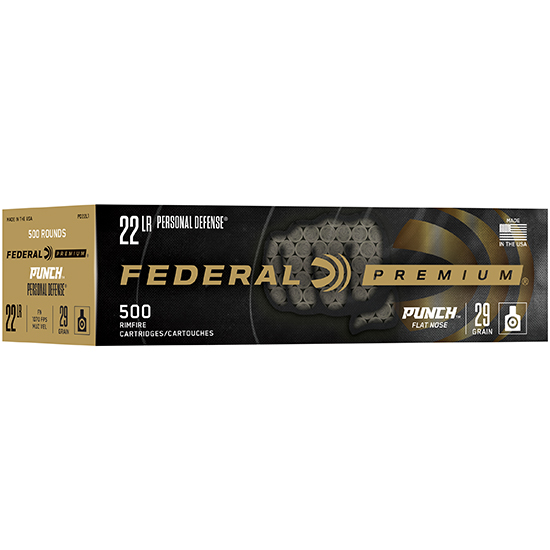 FED PERSONAL DEFENSE 22LR PUNCH 29GR 50/100