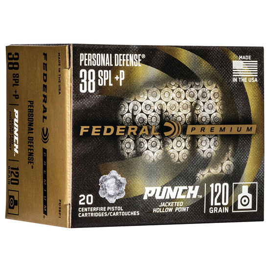 FED PUNCH 38SPL 120GR JHP 20/10