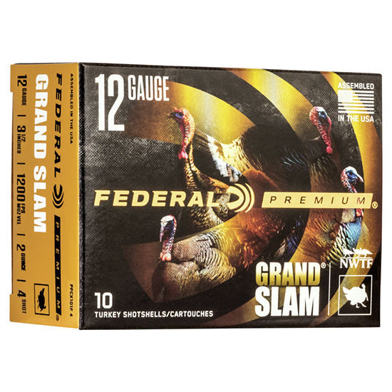 FED GRAND SLAM 12GA 3.5" 2OZ #4 TKY 10/5