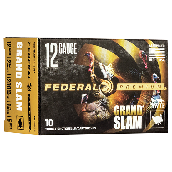 FED GRAND SLAM 12GA 2.75" 1.5OZ #5 TKY 10/5