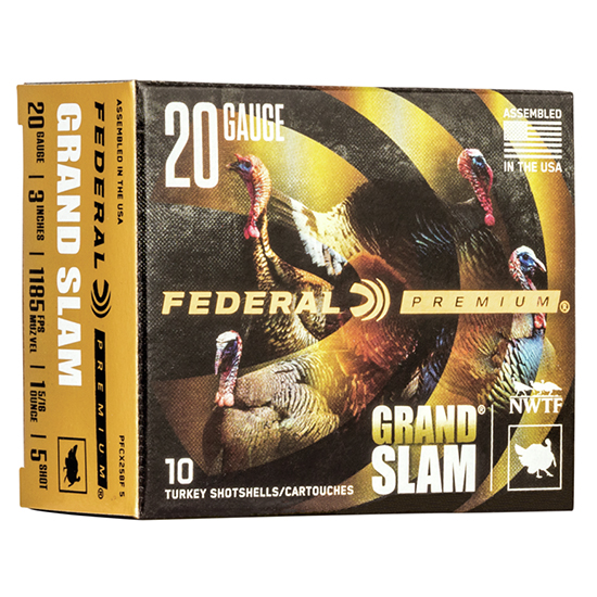 FED GRAND SLAM 20GA 3" 1.312OZ #5 TKY 10/5