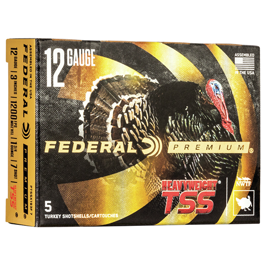 FED HEAVYWEIGHT TSS 12GA 3" 1.75OZ 7 TKY 5/10