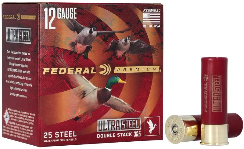 FED ULTRA STEEL 12GA 3" 1.25OZ 3 & 5 25/10