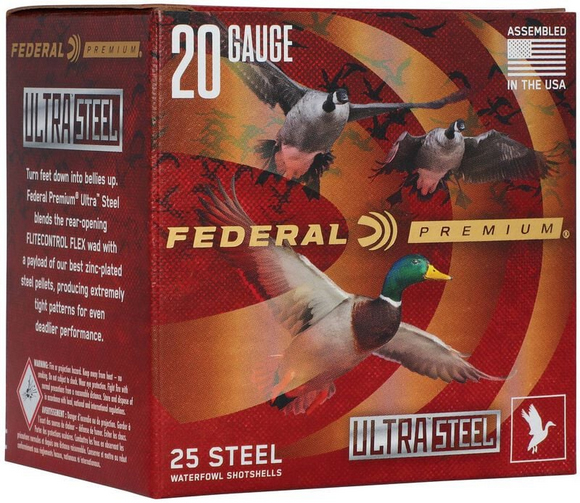 FED ULTRA STEEL 20GA 3" 1OZ 2 25/10