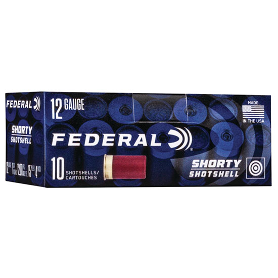 FED MINI SHOTSHELL 12GA 1.75" #4 BUCK 10/10