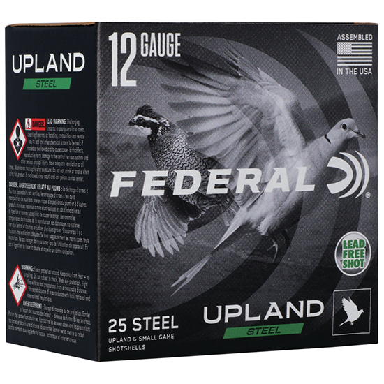 FED UPLAND STEEL 12GA 2-3/4" 1OZ #7.5 25/10