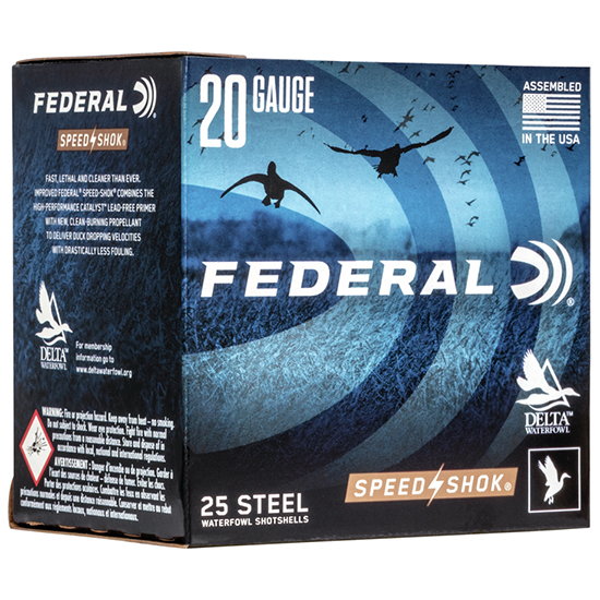 FED SPEED-SHOK HV 20GA 3" 7/8OZ #2 25/10