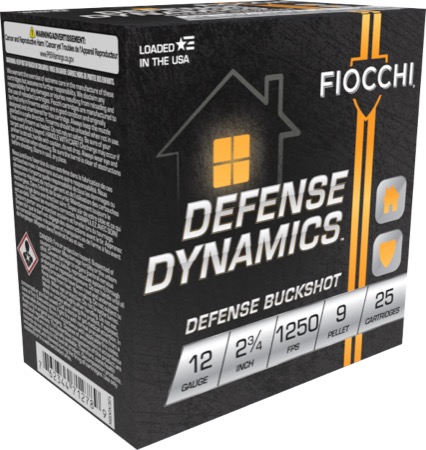 FIO HOME DEFENSE 12GA 2.75" 9P BUCK 25/10