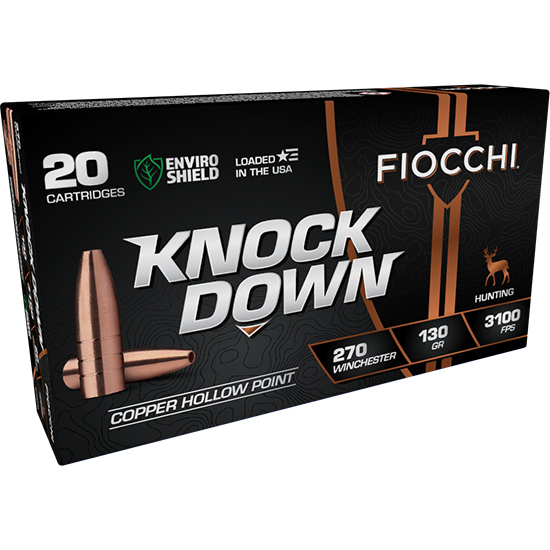 FIO KNOCK DOWN 270WIN 130GR HP 20/10